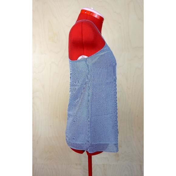 Simons (Twik) Blue & White Striped Racerback Camisole - Picture 2 of 6